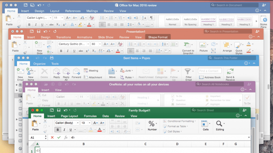 what software equivalent to microsoft office for os x