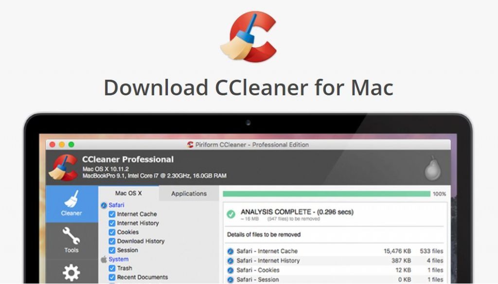 cc cleaner for mac sierra
